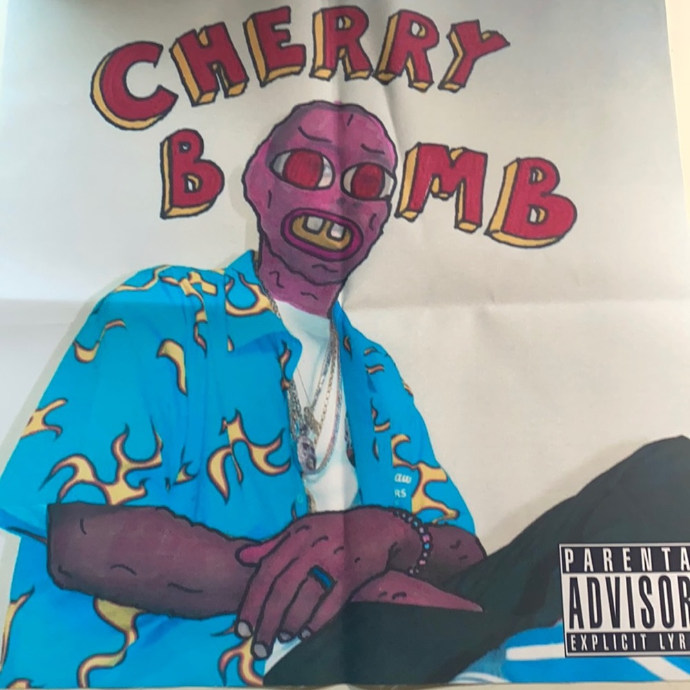 Cherry Bomb Y2K grunge Poster